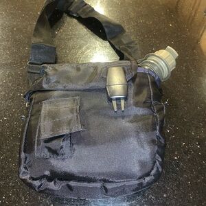 1993 US Military Collapsible 2 Quart 2Qt Black Water Hydration Canteen Cover